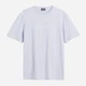 Футболка хлопковая длинная мужская H&M 1069841_г_03 L Голубая (KAY2000001398715) - изображение 1