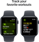 Smartwatch Apple Watch SE (2024) GPS 44mm Midnight Aluminium Case with Midnight Sport Band - M/L (MXEK3) - obraz 5