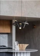 Люстра подвесная LOFT на 6 лампочек 26151 Черный 30-200х45х45 см. 4226032 - изображение 1