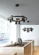 Люстра подвесная LOFT на 12 лампочек 26152 Черный 30-200х65х65 см. 4226033 - изображение 2