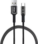 Кабель Amio UC-11 USB x Micro USB 1 м Черный (02526) - изображение 1