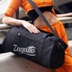 Стильна спортивна сумка Zagatto для тренувань, басейну і танців 55 x 24 x 28 см, 37л (ZG756) чорний - изображение 2