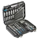 Набор инструмента Hoegert Cr-V 1/4", 3/8",1/2" 222 ед. (HT1R244) - изображение 1
