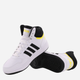 Підліткові кеди для дівчинки adidas Hoops 3.0 Mid K GZ1928 37.5 Білий/Чорний (4065427533698) - зображення 4