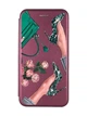 Чохол-книжка з малюнком для Apple iPhone XR Бордовий :: Туфельки і квіти (принт 225) - зображення 1