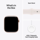 Smartwatch Apple Watch Series 10 GPS + Cellular 42mm Rose Gold Aluminium Case with Light Blush Sport Band - S/M (MWX93) - obraz 9