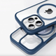 Чохол для iPhone 16 Pro Max з Magsafe Rock Guard Series Crystal Titanium Blue - зображення 2