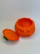 Гарбуз з посмішкою для декору на Хелловін, 3D-друкований світильник (лампадка), LED лампа, оранжевий (Aivory) - изображение 3