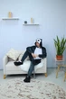 Пижама Кигуруми My Kigu Мужская Лемур Черный размер L 165-175 см (21055411) - изображение 6