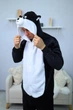 Піжама Кігурумі Чоловіча Kigurumi Хаскі Чорний S 144-155 см (1078/2) - зображення 5