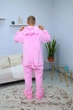 Пижама Кигуруми My Kigu Мужская Поросёнок Свинка Пеппа Розовый размер M 155-165 см (21048411) - изображение 3