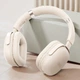 Беспроводные наушники Bluetooth женские полноразмерные накладные для телефона с микрофоном бежевые на голову блютуз XO Scarlet Metal - изображение 1