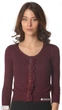 Кардиган вязаный женский Colin's CLTTRWCRD028806018-1619 XS Бордовый - изображение 1