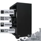 Двопроцесорна робоча станція PowerUp #437 AMD EPYC 7713 x2 / 512 GB / SSD 2TB / NVIDIA Quadro RTX A2000 6GB для 3D моделювання відеомонтажу рендерингу для інженерів та архітекторів - зображення 2