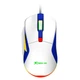 Ігрова комп'ютерна миша провідна XTRIKE ME GM-227 gaming mouse | 1200-3600 4step dpi | RGB підсвітка White - зображення 1