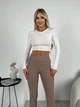 Fashions • Женские леггинсы Daily Fashions 54-56 капучино (1341-бу) - изображение 7