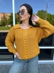 Fashions • Светр жіночий Adelle Fashions 42-56 гірчиця (2025-нс) - зображення 4