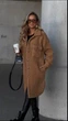 БЕЗ БРЕНДУ • Женский удлиненный кардиган Jess Fashions 50-52 коричневый (#488-ел) - изображение 2