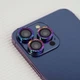 Защитное стекло Epik Metal Shine на камеру (в упак.) для Apple iPhone 13 Pro / 13 Pro Max Сиреневый / Rainbow - изображение 3