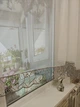 Тюль-арка Троя №211 Белая с серым кружевом Ришелье 400х155 см (ROZ6400075921) - изображение 6