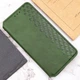 Кожаный чехол-книжка GETMAN Cubic для Xiaomi Redmi A3 Зелёный - изображение 6