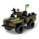 Конструктор Iblock PL-921-426 P Військовий позашляховик на 122 деталей, Вид 4 (PL-921-426-4-RT) - зображення 1