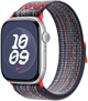 Pasek Apple Nike Sport Loop do Apple Watch 46mm Blue/Red (MXU43) - obraz 1