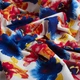 Ткань поплин стрейч гібіскус синій 4647608 - изображение 2