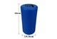 Масажний ролик EasyFit Foam Roller 30 см Синій 4629949 - зображення 2