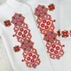 Боди-вышиванка для девочки Family Tradition интерлок 74 белый Гуцулочка - изображение 3