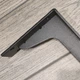 Мощный кронштейн для полочек на стену Jinrongda Bracket-L 43cm (Черный) - изображение 5