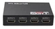 HDMI сплиттер FULL HD 2k 1080 на 4 порта 1 вход ->на 4 экрана разветвитель Splitter разветвитель повторитель (555281274-1) Черный - изображение 3