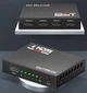 HDMI сплиттер FULL HD 2k 1080 на 4 порта 1 вход ->на 4 экрана разветвитель Splitter разветвитель повторитель (555281274-1) Черный - изображение 15