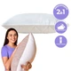 Подушка Double Chamber двокамерна ТМ IDEIA 50х70 см св.сіра/біла - зображення 1
