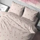 Постільна білизна “LeLIT”, Полісатин, Світло-Рожевий, Півтораспальний P-0156 - зображення 1