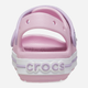 Дитячі сандалії для дівчинки Crocs Crocband Cruiser Sandal T Kids 209424-84I 25-26 (C9) Рожеві (0196265604760) - зображення 4