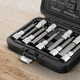 Набор бит HEX Intertool H20-H60 9 штук удлиненные квадрат 1/2" длина 100 мм сталь S2 в кейсе (000072747) - изображение 12