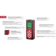 Дальномер лазерный Intertool 80 м точность +/- 2 мм память на 20 значений LCD дисплей с подсветкой (000053542) - изображение 8