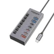 USB-C хаб 7-в-1 Promate Gegahub-10G Grey (gegahub-10g) - изображение 1