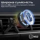 Автотримач для телефона магнітний з бездротовою зарядкою MagSafе Promate MagChill-Ga Black (magchill-ga) - зображення 7