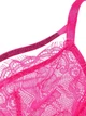 Жіночий комплект (бюст+трусики стрінги) Victoria's Secret Shine Strappy Unlined 75B/S рожевий - зображення 4