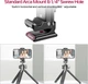 Держатель для телефона Ulanzi ST-27 Metal Phone Tripod Mount Clip Black - изображение 5