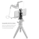 Тримач для телефону Minifocus універсальний фіксатор для телефону, поворотний на 360 градусів мобільний затискач, з можливістю встановлення в холодний черевик, підходить для планшетів ARCA, Black - зображення 10