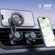 Магнитное крепление для телефона UGREEN автомобильный держатель для телефона Magsafe, не блокирующее вентиляционное отверстие, усиленный магнитный, совместимый с чехлом iPhone 16, 15 Pro Max 14 13 12 Pro Mini Black (35009) - изображение 3