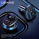 Автомобильный FM-трансмиттер Usams US-CC115 C21 Dual USB 3.4A Digital Display Wireless FM Car Charger 15 Вт Black - изображение 6