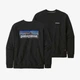 Лонгслив Patagonia P-6 Logo Uprisal Crew Sweatshirt Black BLK39657 XL - изображение 4