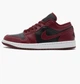 Кроссовки Air Jordan 1 Low Bordo/Black Dc0774-006 37.5 - изображение 1