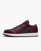 Кроссовки Air Jordan 1 Low Bordo/Black Dc0774-006 37.5 - изображение 2