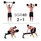 Набір з гантелями 2в1 40 кг HMS SGR40 PRO SET&nbsp; - изображение 2