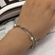 Серебряный браслет с натуральным жемчугом, вес изделия 4,88 гр (2167938) - изображение 6